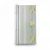 Floral wallpaper, vinyl wrap, length 15.6 m, width 106 cm, color gray with yellow on green
