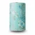 Floral wallpaper, vinyl wrap, length 15.6 m, width 106 cm, color cyan with green and grey