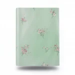 Floral Wallpaper, Size 15.6m×106cm, green with pink