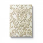 Italian Wall Covering Beige Color, Length 10m, Width 1.06m, Model 85007