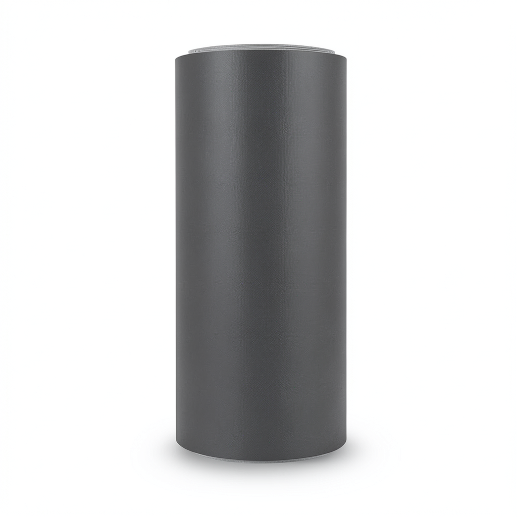 Plain Vinyl Wallpaper 15.6m×106cm Dark Gray Color