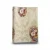 Floral Wallpaper, Length 15.6 meters, Width 106 cm, light beige with dark beige and red Color  