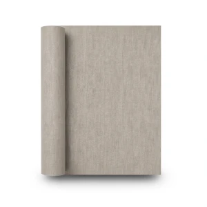 Plain Vinyl Wallpaper 15.6m×106cm Light Brown