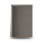 Plain Vinyl Wallpaper 15.6m×106cm Dark Beige Color