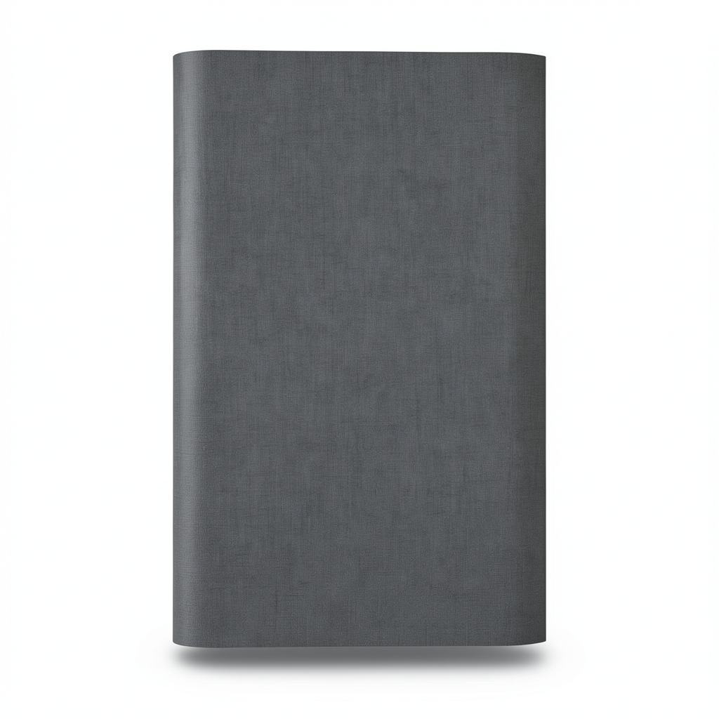 Plain Vinyl Wallpaper 15.6m×106cm Dark Gray Color