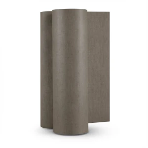 Plain Vinyl Wallpaper 15.6m×106cm Dark Beige Color