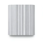Plain Korean Wallpaper 15.6m×106cm Gray White Striped