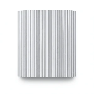 Plain Korean Wallpaper 15.6m×106cm Gray White Striped