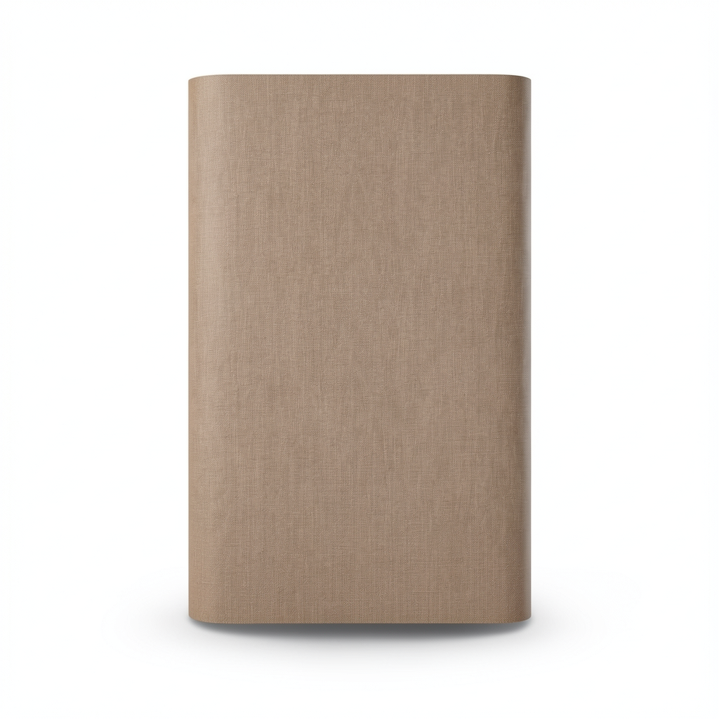 Plain Vinyl Wallpaper 15.6m×106cm Light Brown, Roll