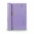 Floral Wallpaper, Size 15.6m×106cm, purple on Gray color