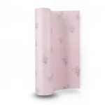 Floral Wallpaper, Size 15.6m×106cm, pink gray color