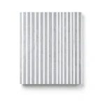 Plain Korean Wallpaper 15.6m×106cm Gray White Striped