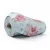 Floral Wallpaper, Size 15.6m×106cm, Gray with red and cyan color 