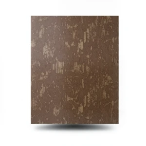 Plain Korean Wallpaper 15.6m×106cm Brown with Beige Veins