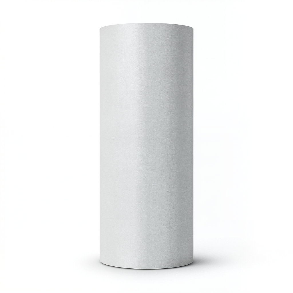Plain Vinyl Wallpaper 15.6m×106cm Light Gray