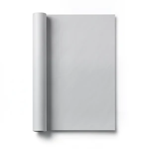 Plain Vinyl Wallpaper 15.6m×106cm Light Gray