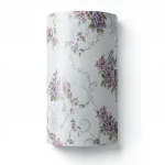 Floral Wallpaper, Length 15.6 meters, Width 106 cm, purple, gray and green Color