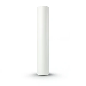 Plain Vinyl Wallpaper 15.6m×106cm Sugar White Color