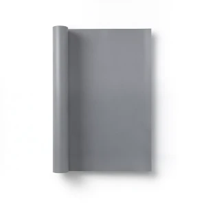 Plain Vinyl Wallpaper 15.6m×106cm Gray Color