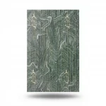 Patterned Wall Covering, Gray on green Color, Length 10m, Width 1.06m, Model 84028  