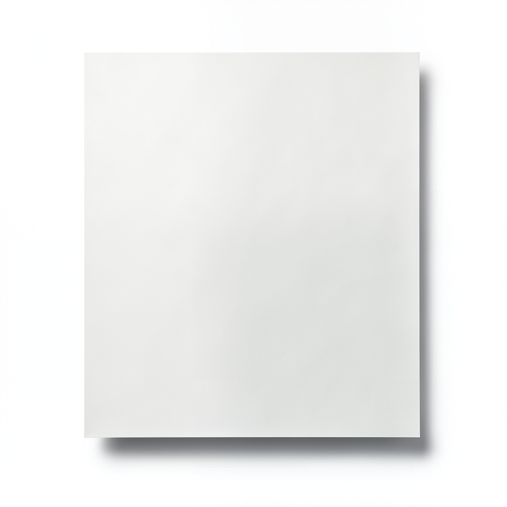 Plain Vinyl Wallpaper 15.6m×106cm Sugar White Color