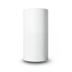 Plain Vinyl Wallpaper 15.6m×106cm Sugar White Color