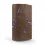 Floral Wallpaper, Size 15.6m×106cm, brown with purple color