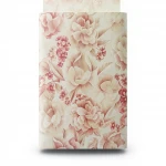 Floral Wallpaper, Length 15.6 meters, Width 106 cm, beige with red Color 