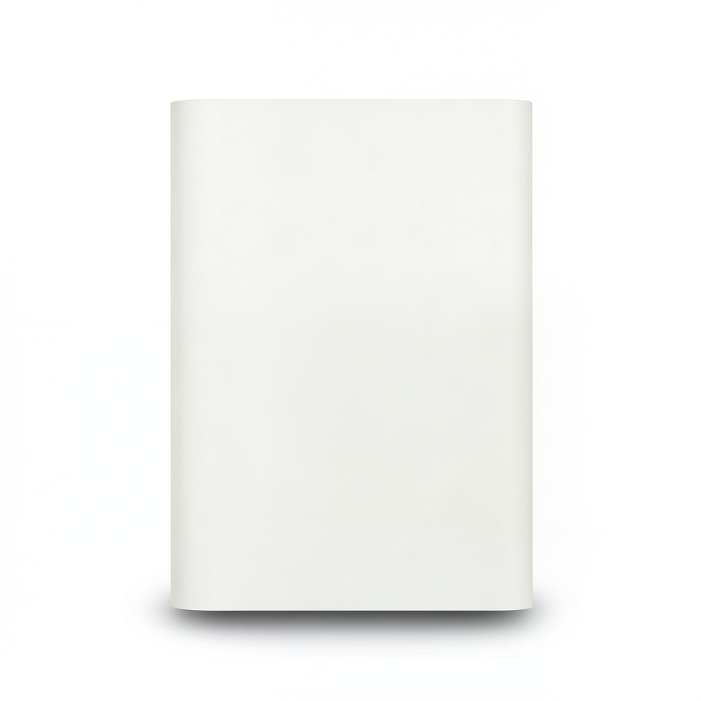 Plain Vinyl Wallpaper 15.6m×106cm Sugar White Color