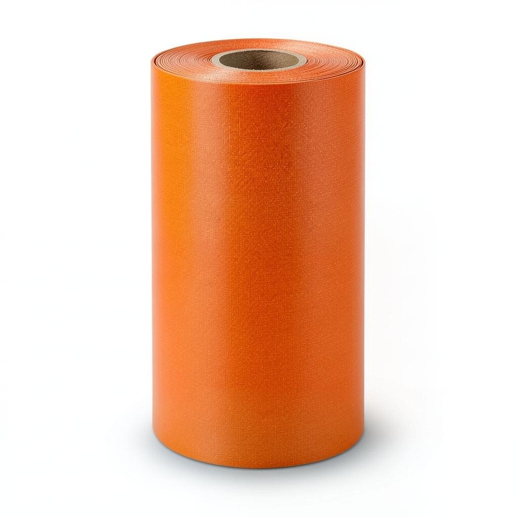 Plain Wallpaper Vinyl Sheath 15.6m x 106cm Orange