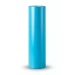 Plain Wallpaper Vinyl Sheath Length 15.6m Width 106cm Cyan