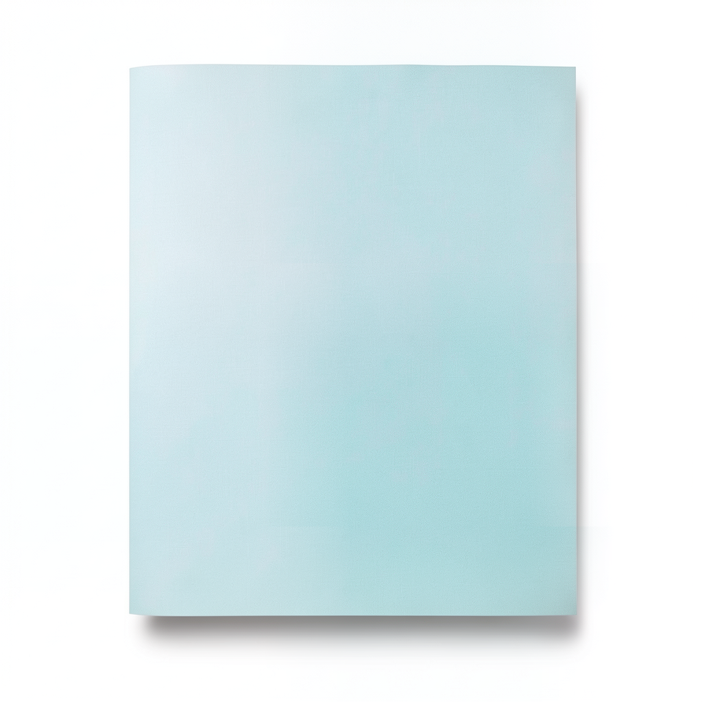 Plain Wallpaper Vinyl Sheath 15.6m x 106cm Light Cyan