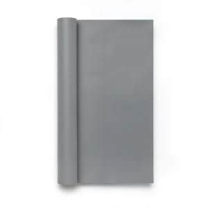 Plain Vinyl Wall Covering Length 15.6m Width 106cm Gray