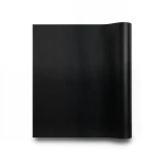 Plain Vinyl Wallpaper 15.6m x 106cm, Black Color