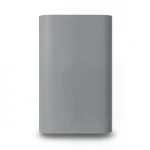 Plain Vinyl Wall Covering Length 15.6m Width 106cm Gray