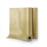 Plain Vinyl Wallpaper 15.6m x 106cm Gold Color
