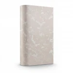 Leaf Patterned Wallpaper, Length 15.6 meters, Width 106 cm, Pastel brown Color 