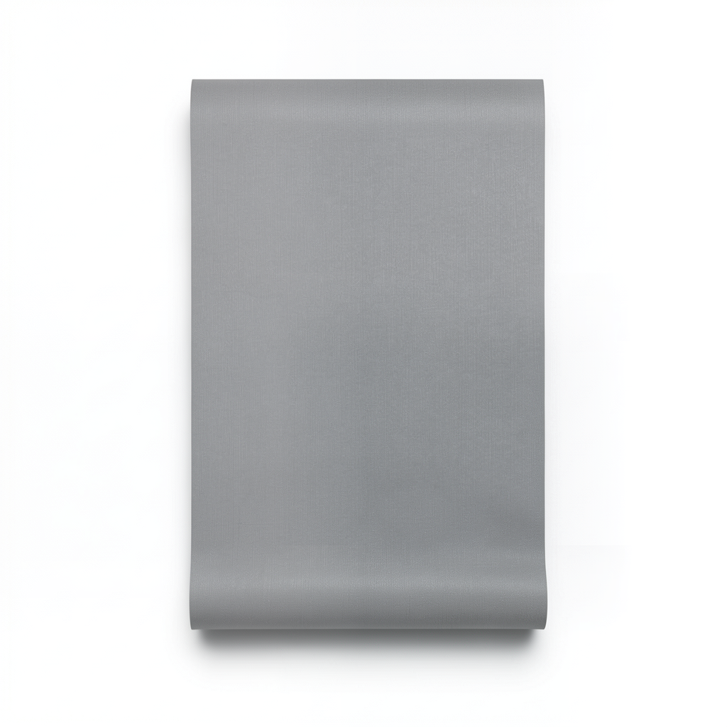 Plain Vinyl Wallpaper 15.6m×106cm Gray Color