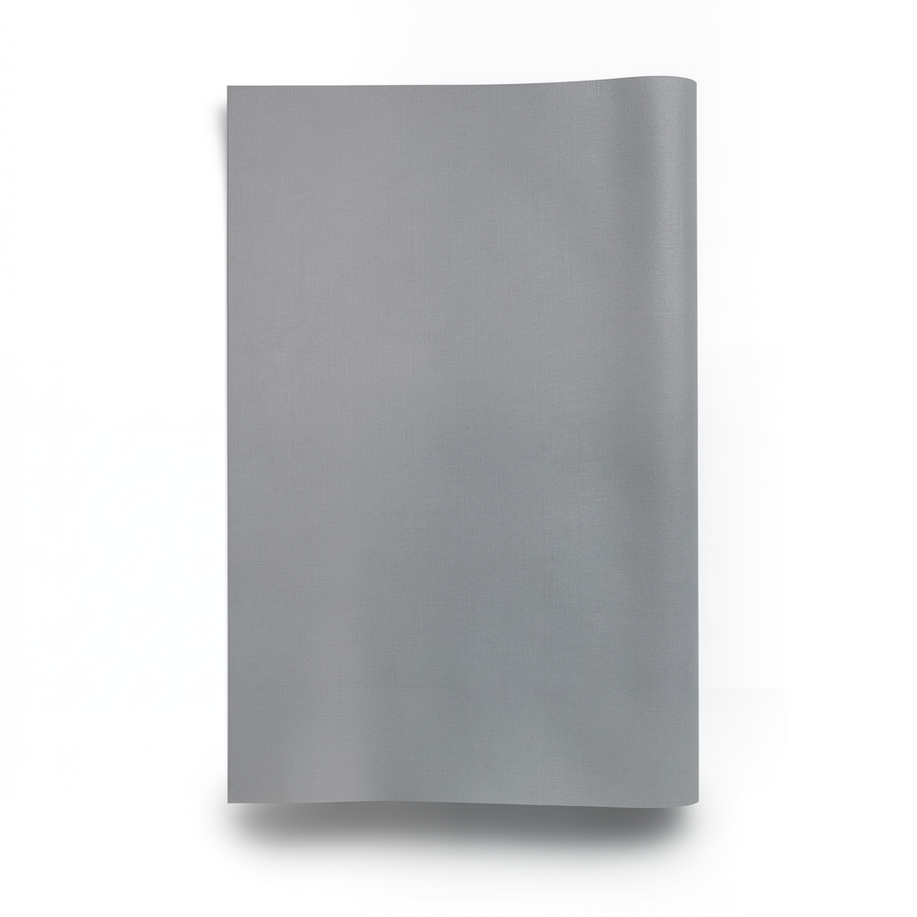Plain Vinyl Wallpaper 15.6m×106cm Gray Color