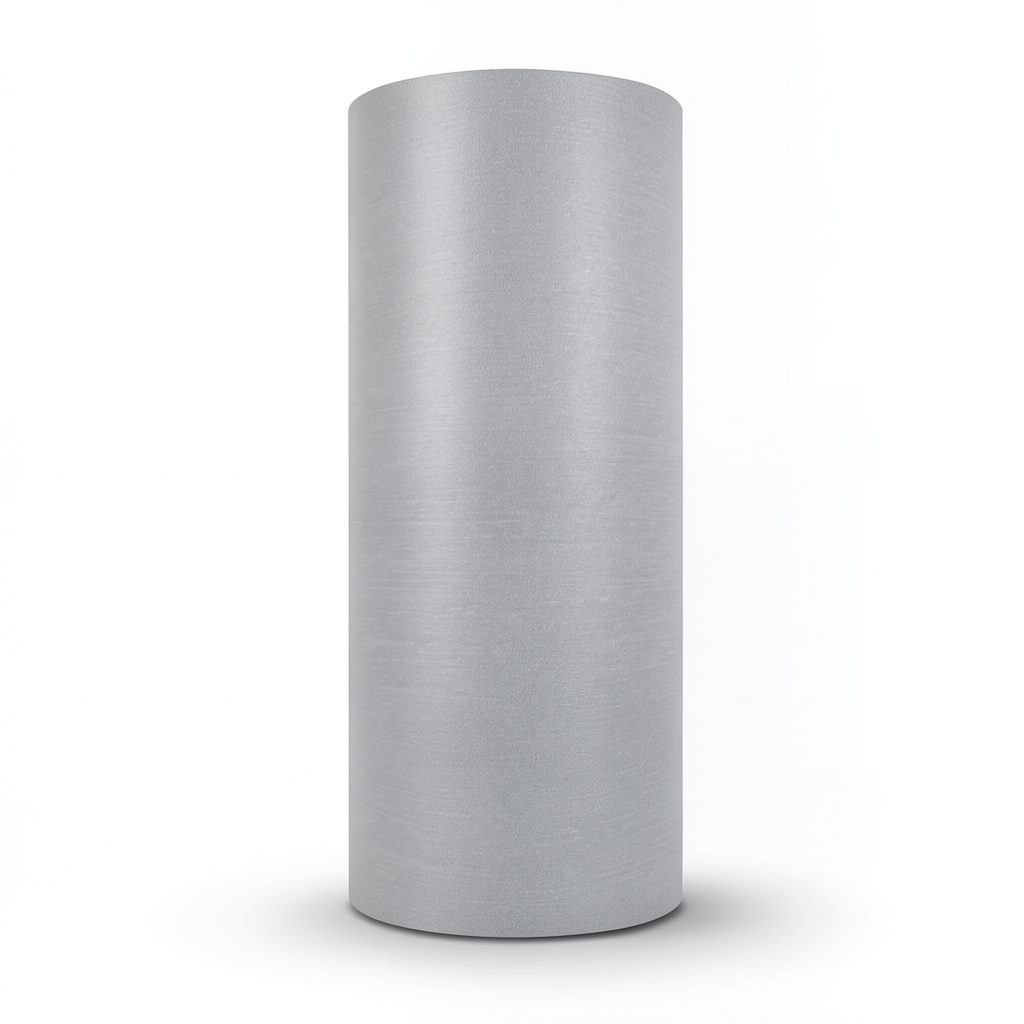 Plain Vinyl Wallpaper 15.6m x 106cm, Gray Color