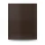 Wallpaper Plain Design 15.6m × 106 cm Dark Brown - Image 1