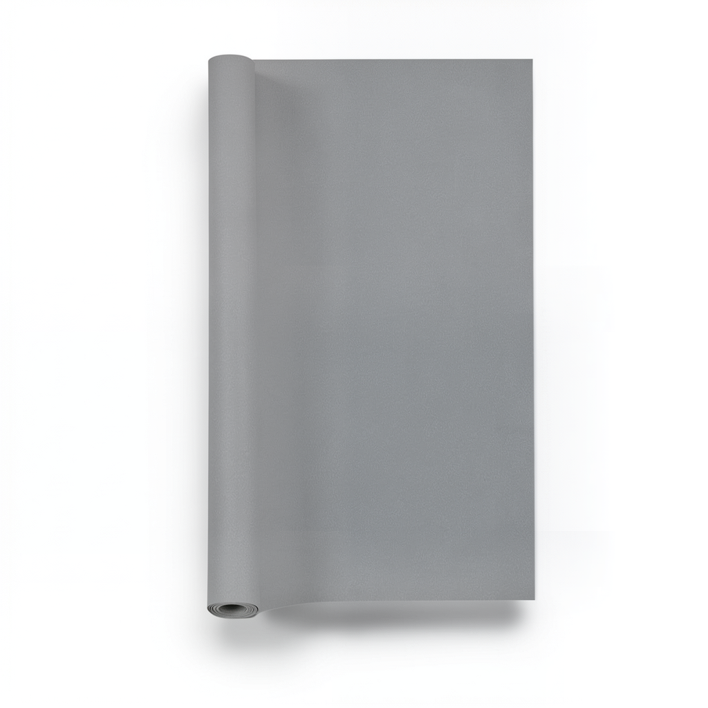 Plain Vinyl Wallpaper 15.6m x 106cm Gray