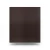 Wallpaper Plain Design 15.6m × 106 cm Dark Brown - Image 1