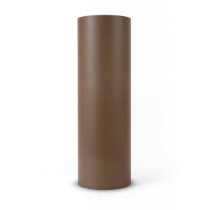Wallpaper Plain Design Size 15.6m × 106 cm Brown Color