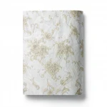 Italian Patterned Wallpaper, Size 10m×1.06m, Light Gray Color, Model 84006