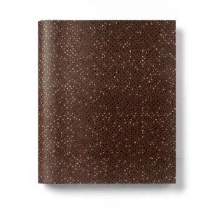 Wallpaper Dotted Design Size 15.6m × 106 cm Chocolate Brown with Dots
