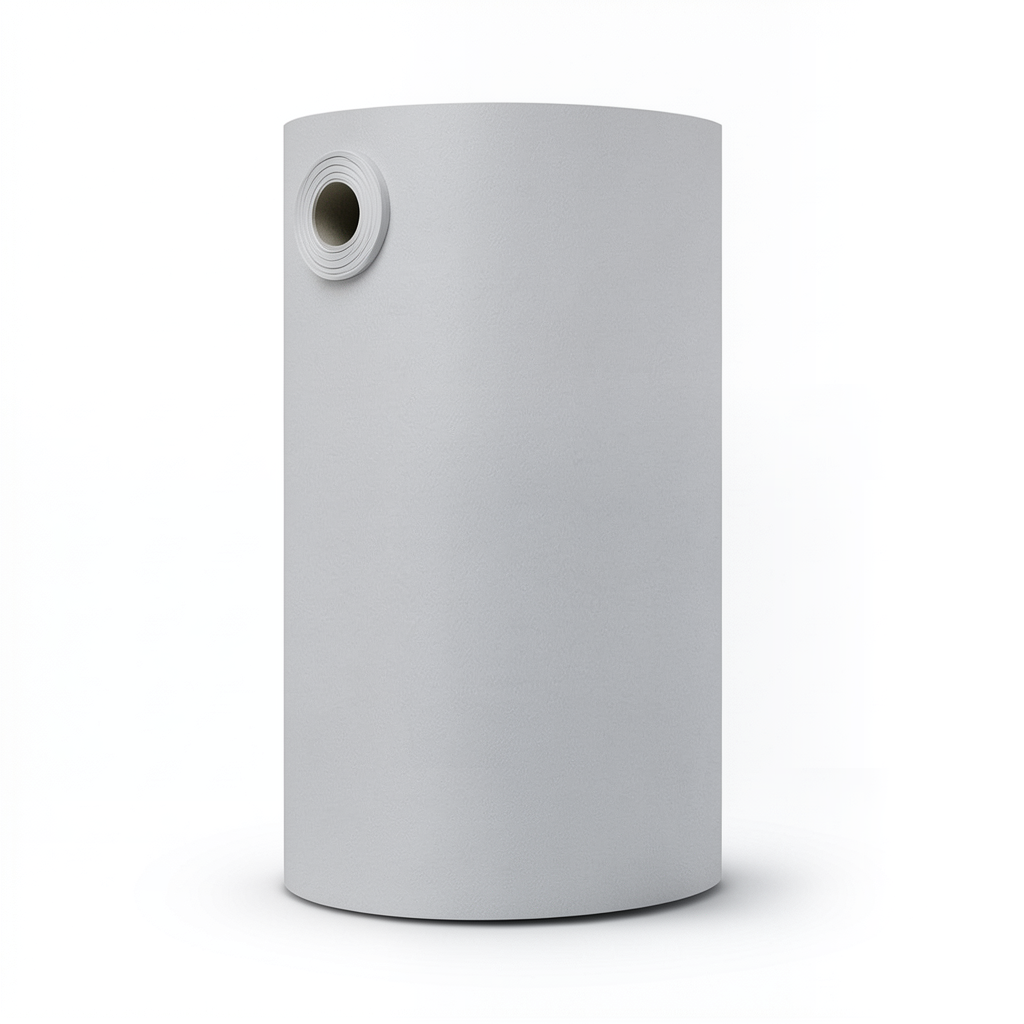 Wallpaper Plain Design Size 15.6m × 106cm Light Gray