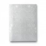 Classic Wallpaper, Light Gray Color, Length 10m, Width 1.06m, Model 5811
