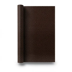 Wallpaper Dotted Design Size 15.6m × 106 cm Chocolate Brown with Dots