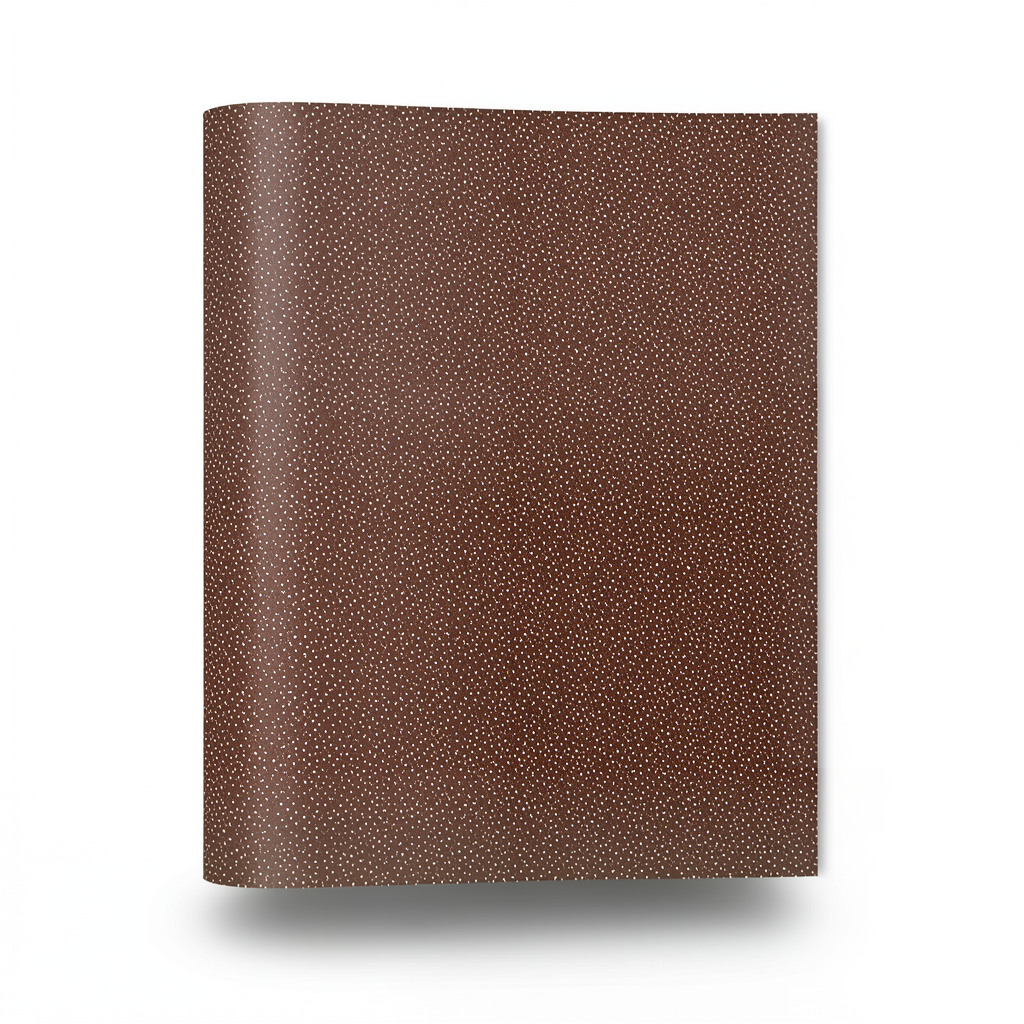 Wallpaper Dotted Design Size 15.6m × 106 cm Brown with Dots